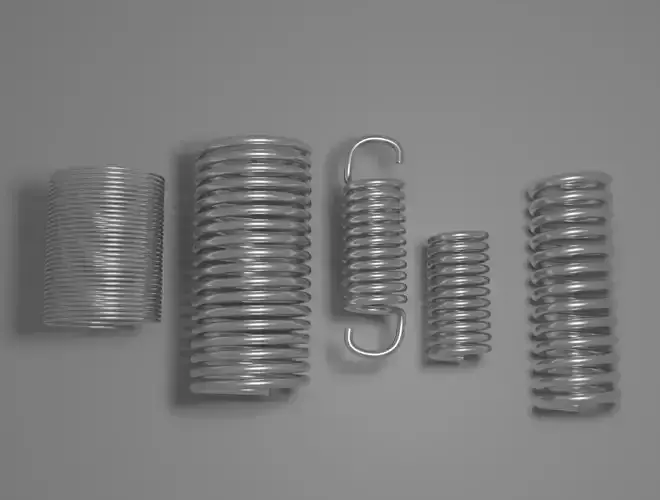 SPRINGS metal 3D model