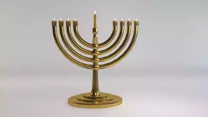 menorah gold