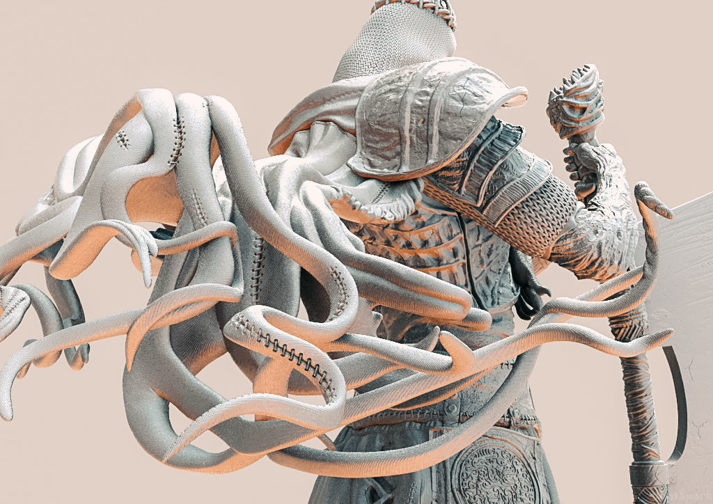 Yhorm the Giant Statue 3D print model_8
