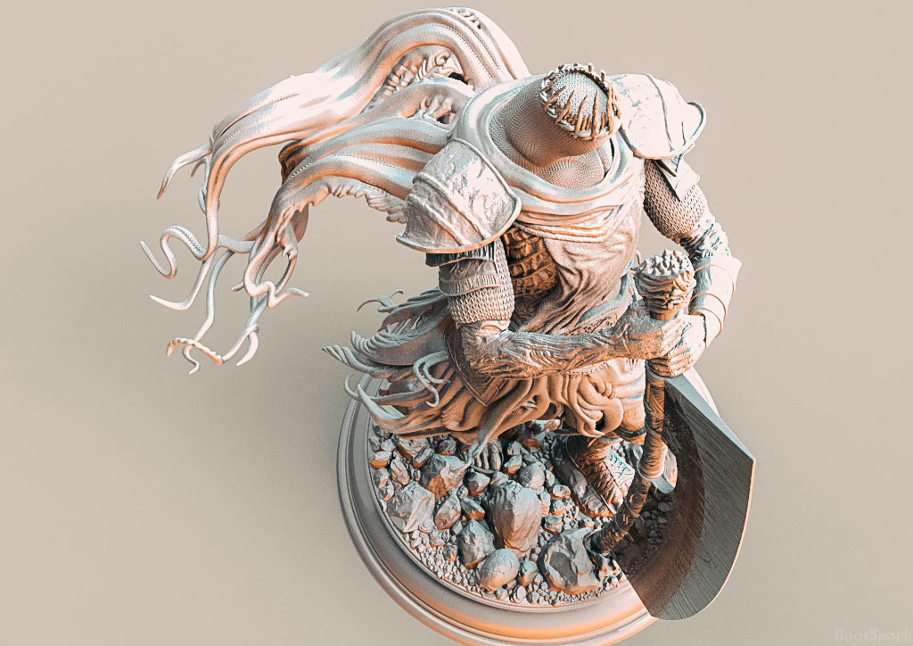 Yhorm the Giant Statue 3D print model_14