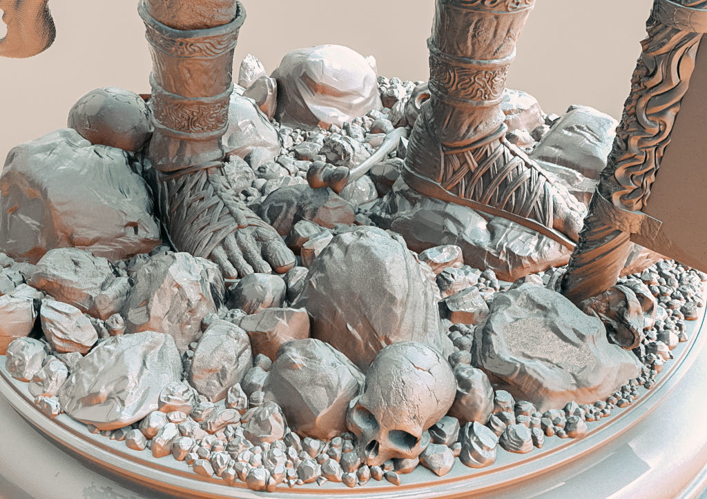 Yhorm the Giant Statue 3D print model_5