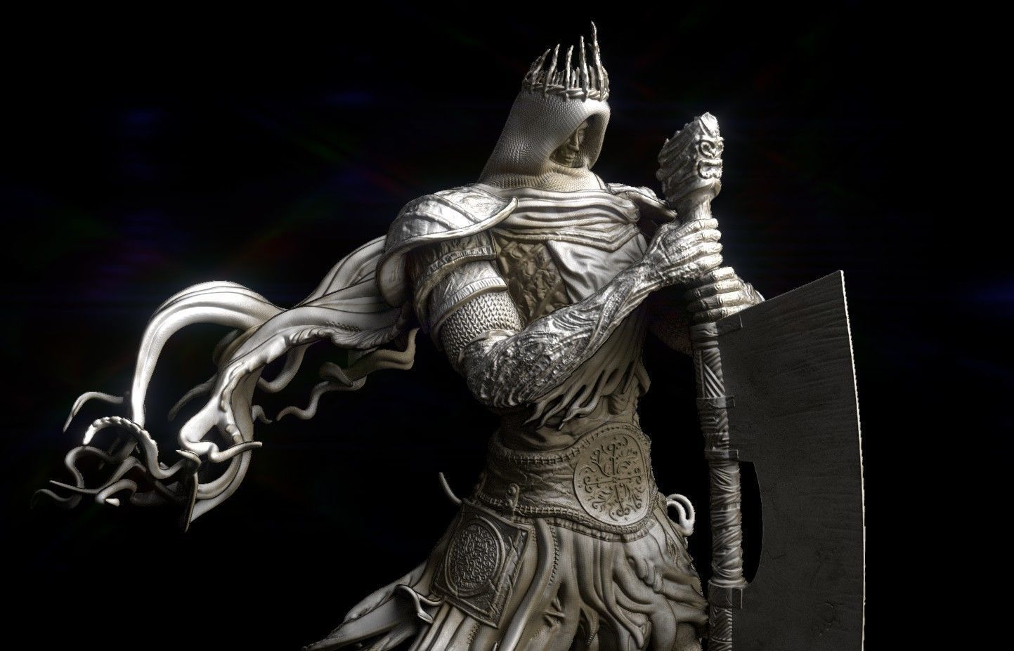 Yhorm the Giant Statue 3D print model_15