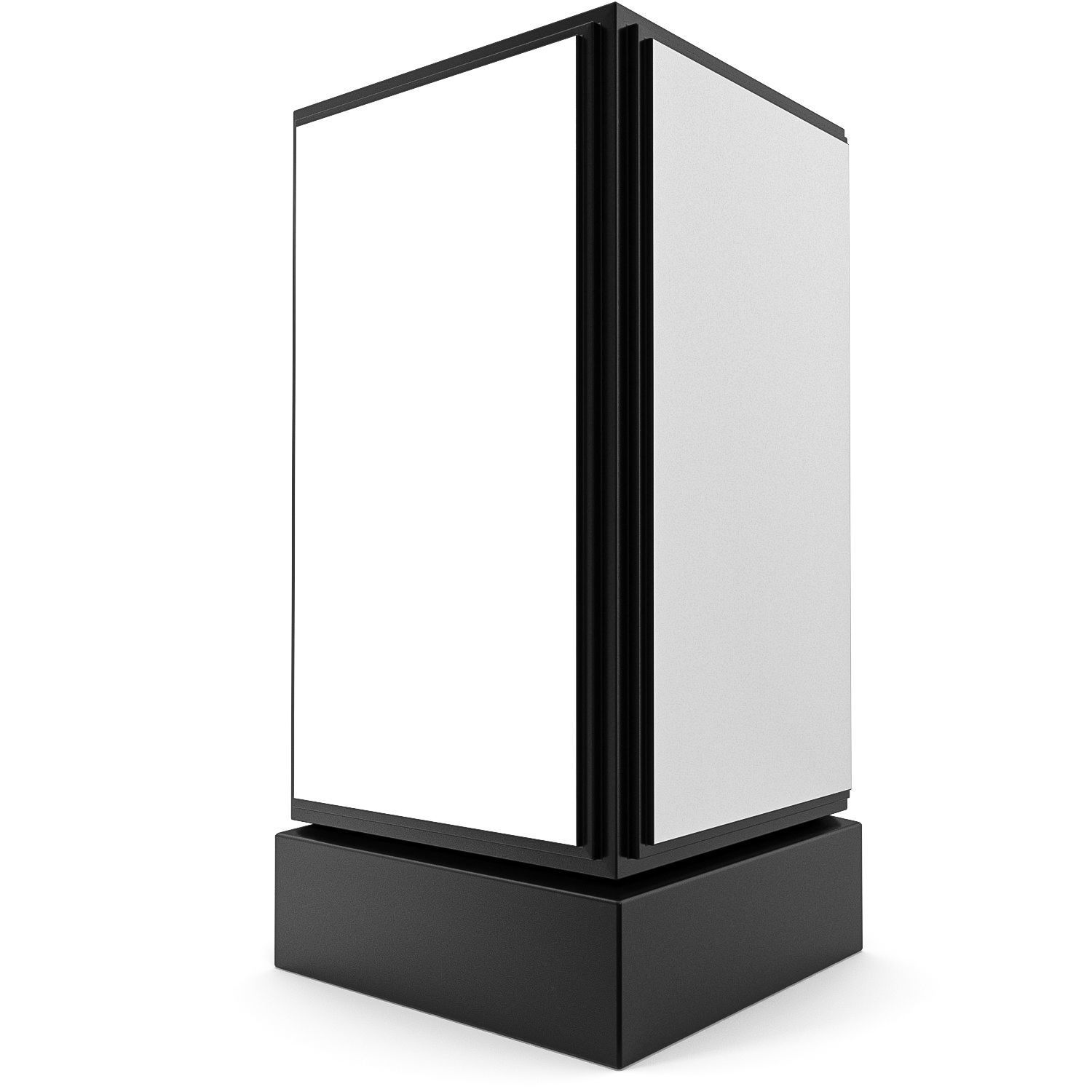 Advertising stand display Billboard 15 Low-poly 3D model_1