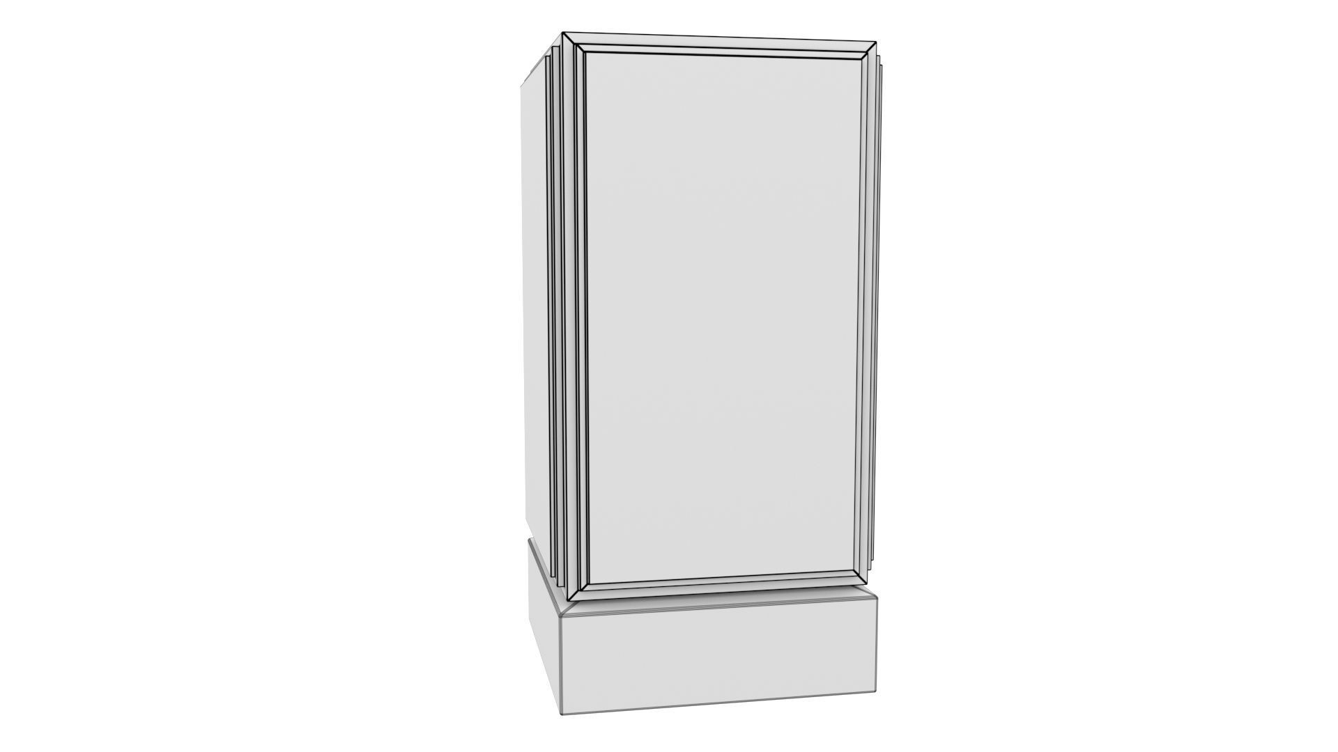 Advertising stand display Billboard 15 Low-poly 3D model_11