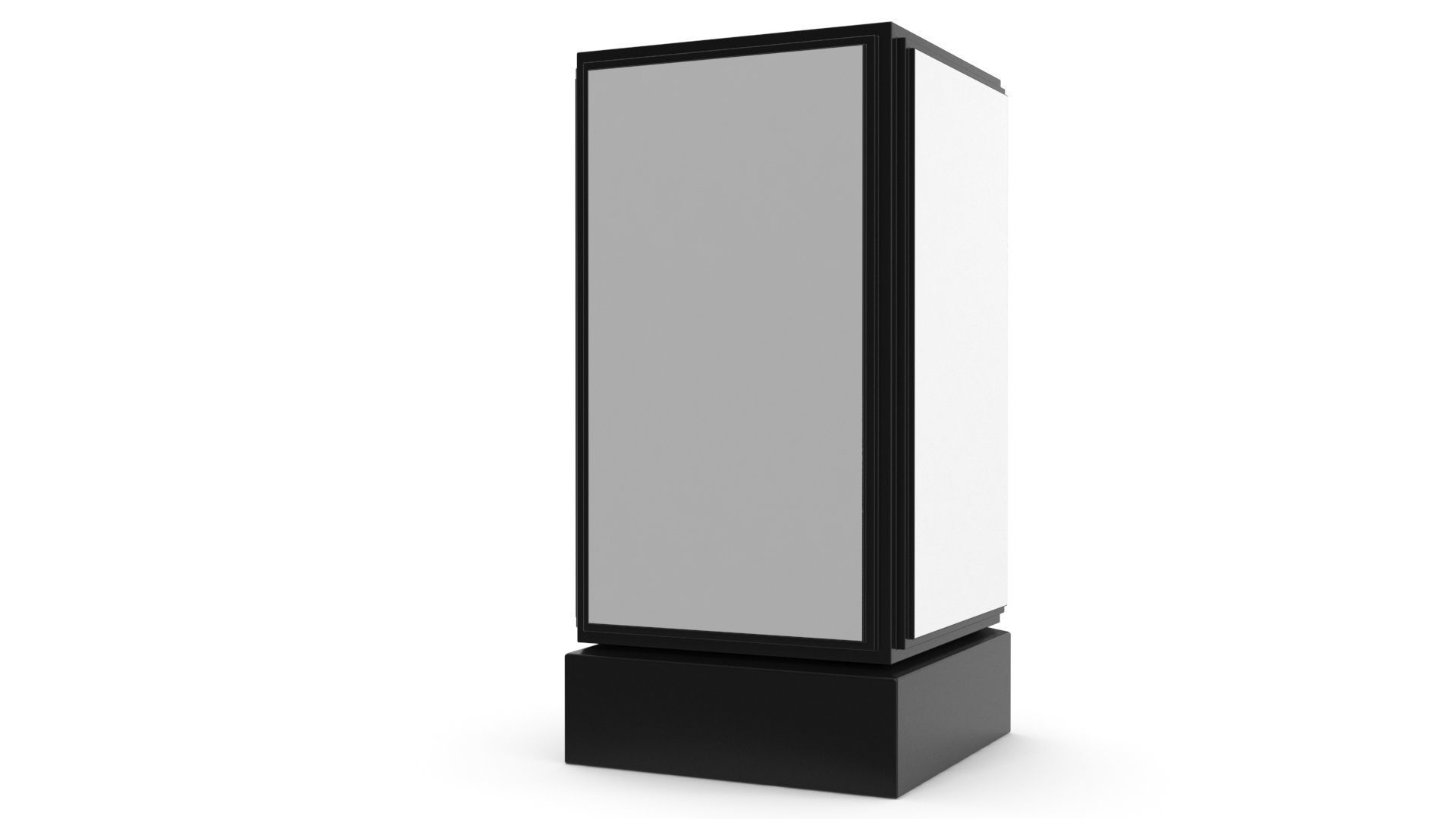 Advertising stand display Billboard 15 Low-poly 3D model_6