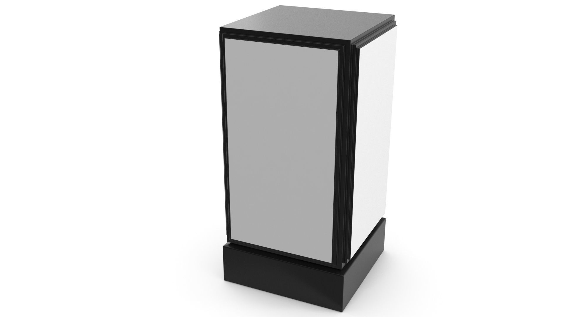 Advertising stand display Billboard 15 Low-poly 3D model_7