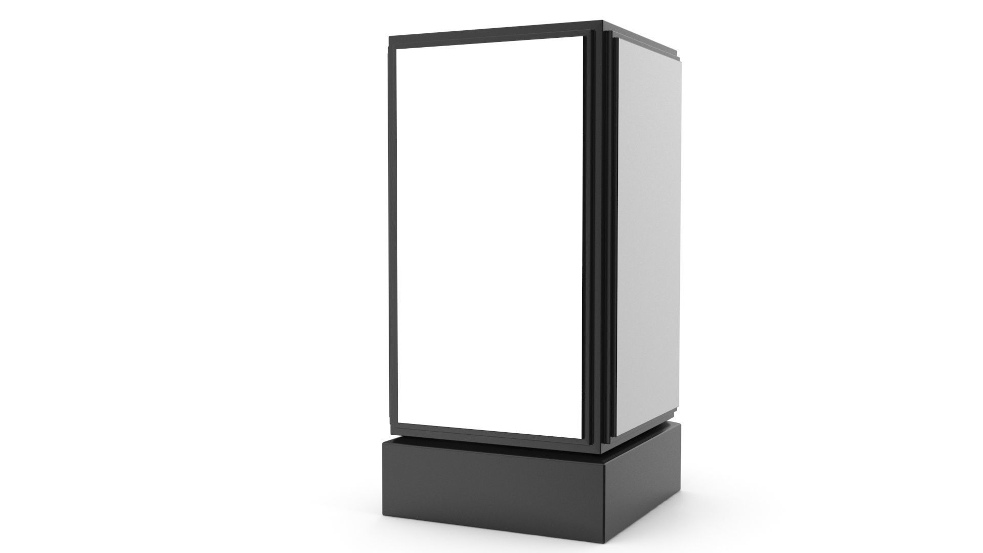 Advertising stand display Billboard 15 Low-poly 3D model_2