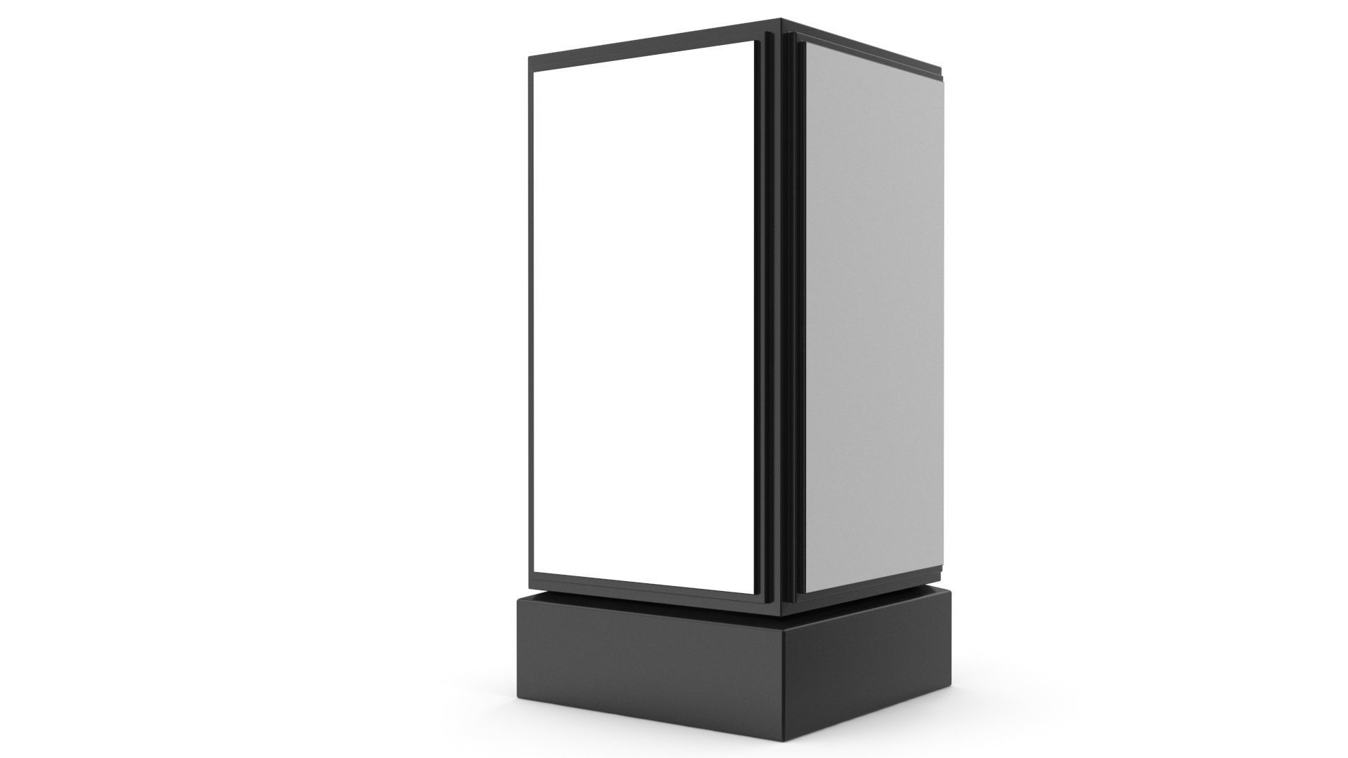 Advertising stand display Billboard 15 Low-poly 3D model_3