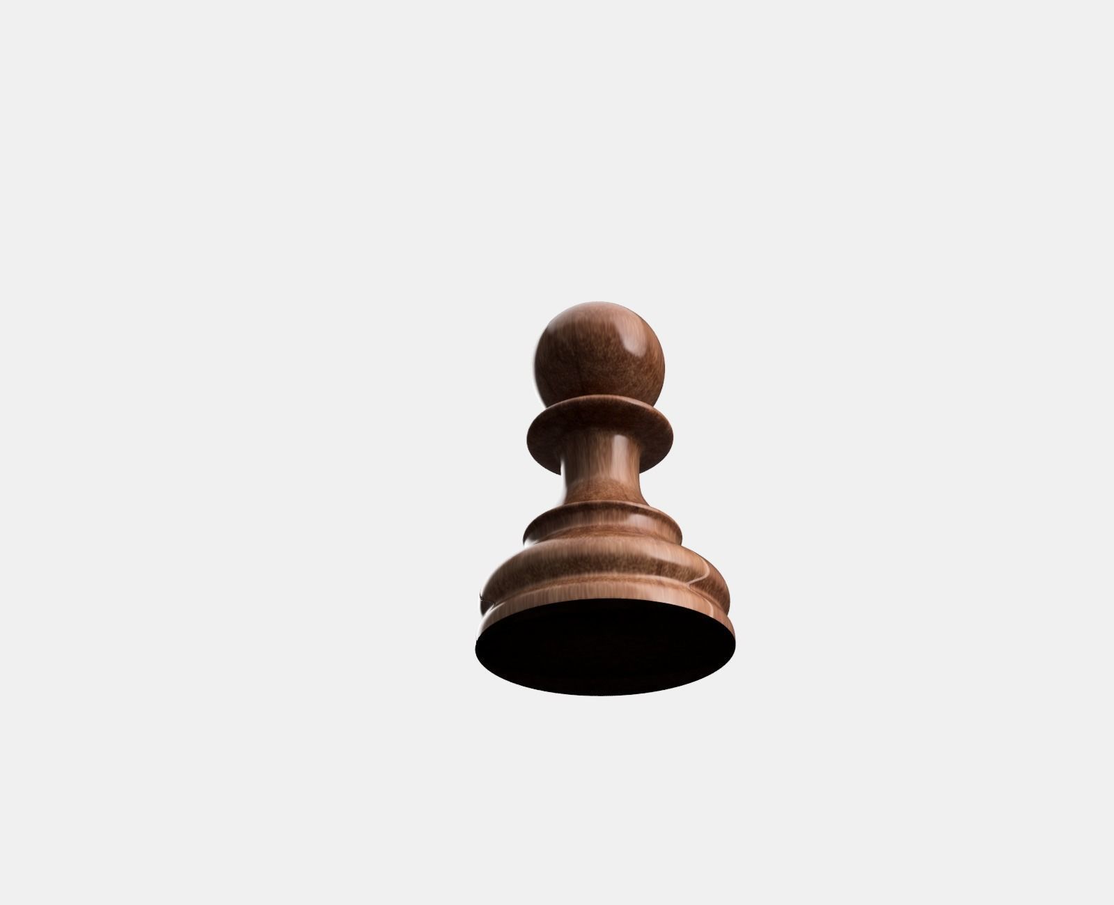 Chess pawn Free 3D print model_2