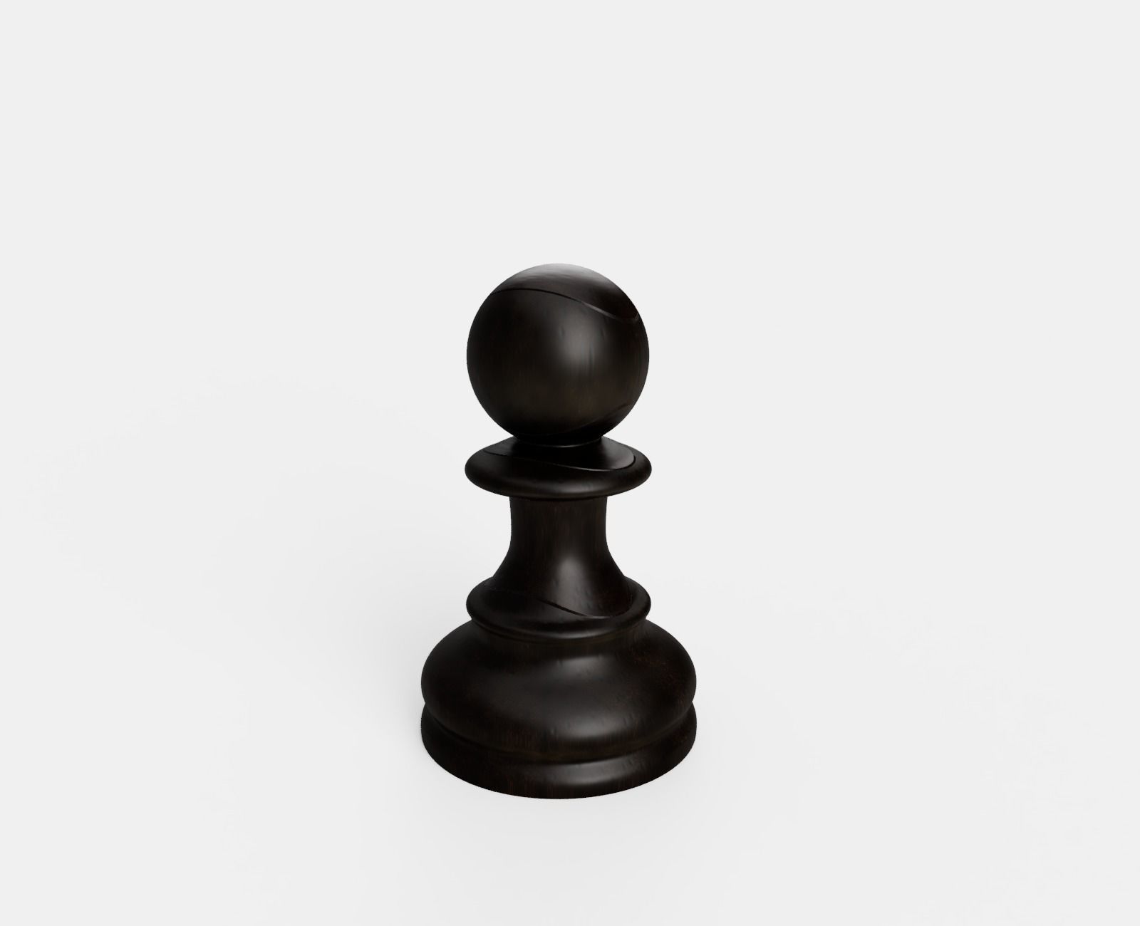 Chess pawn Free 3D print model_1