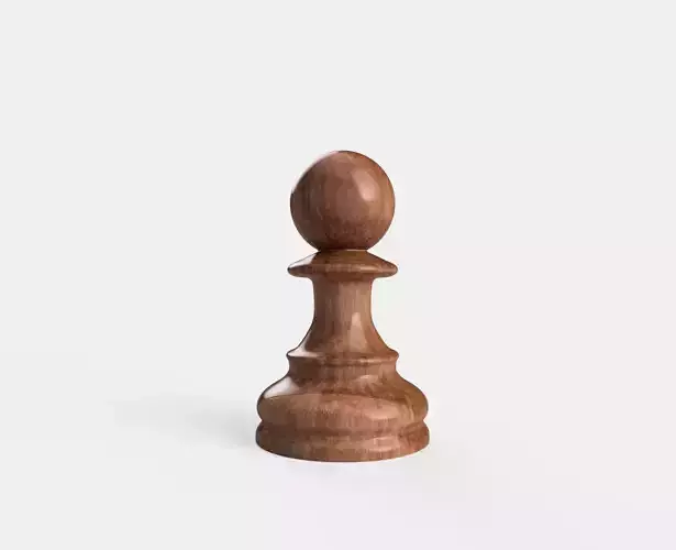 Chess pawn Free 3D print model