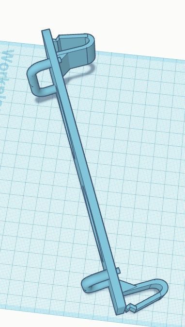 Standard DIN-plate gauge panel with two 52mm gauges 3D print model_2