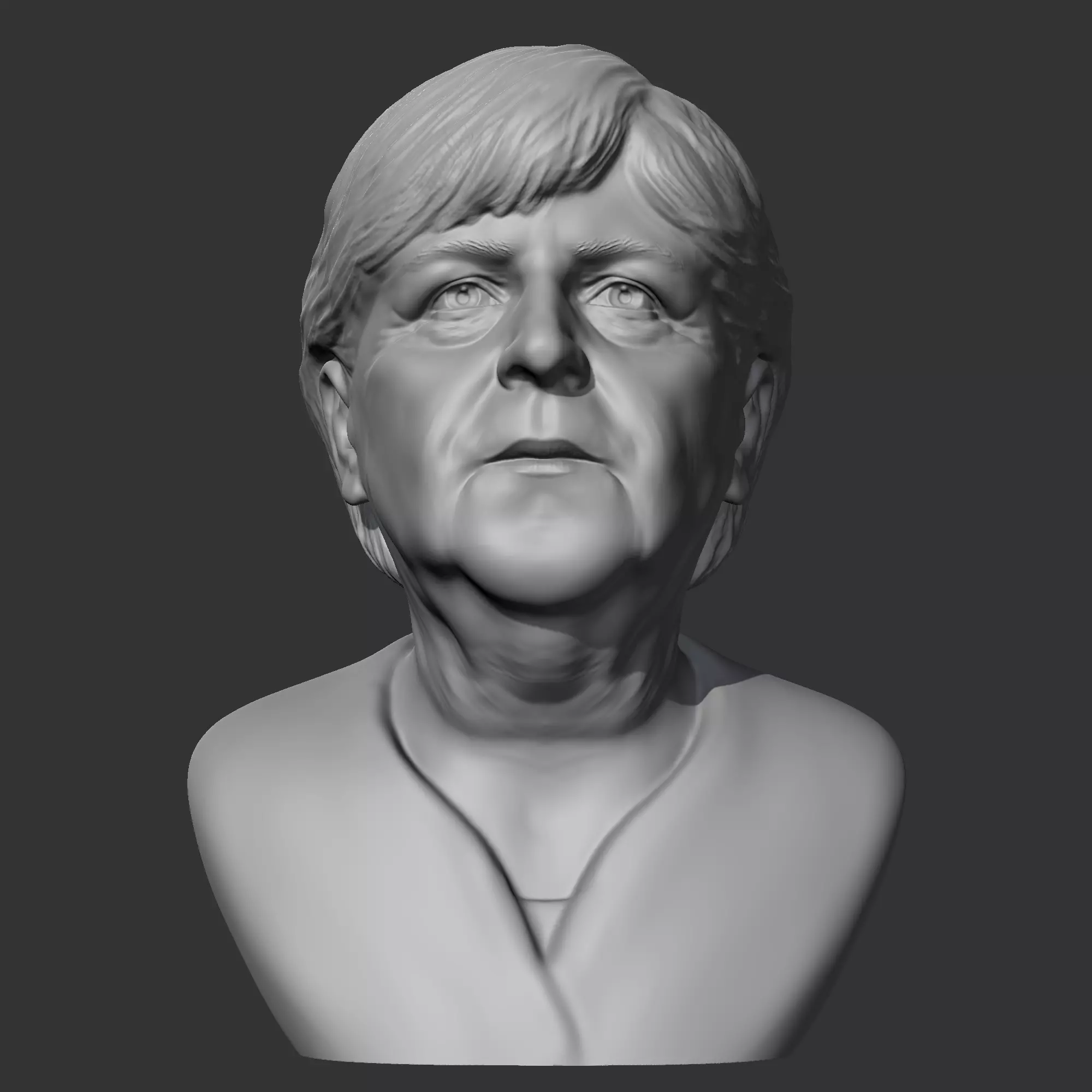 Angela Merkel 3D print model 3D print model