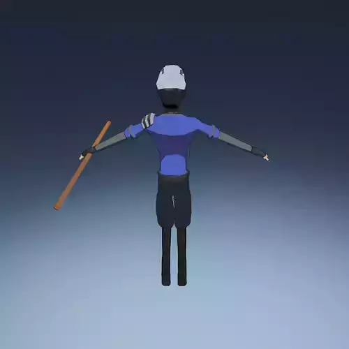 Generic Ninja Low Poly Rigged