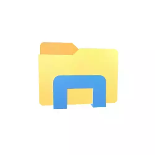File Icon v1 001 Low-poly 3D model
