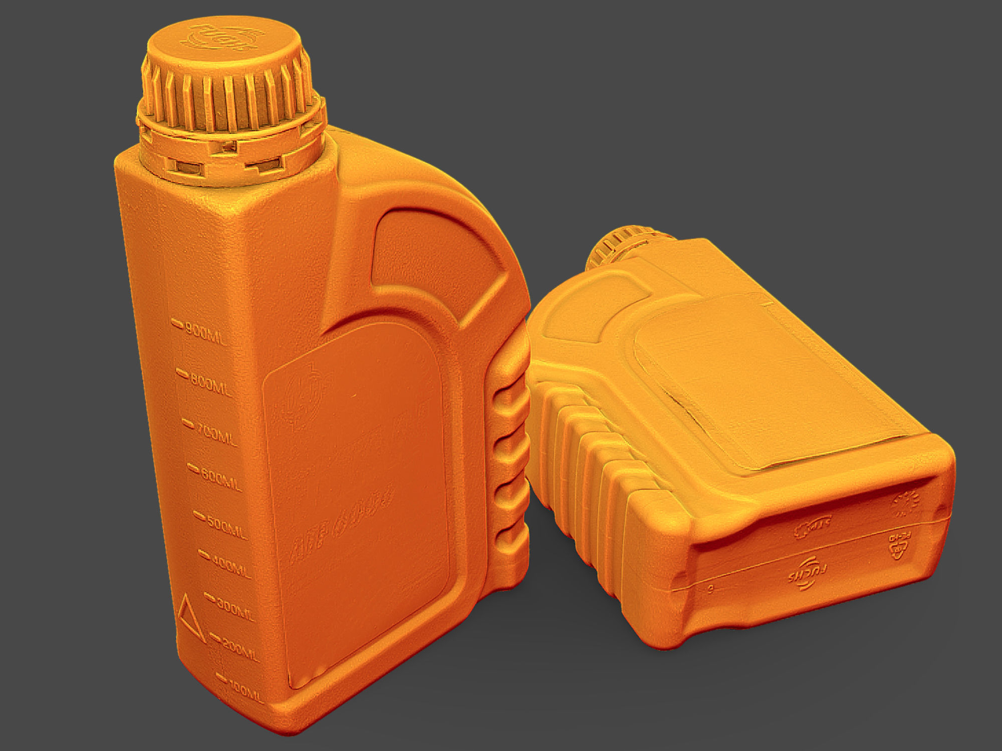 Transmission Fluid Bottle 3D model_1