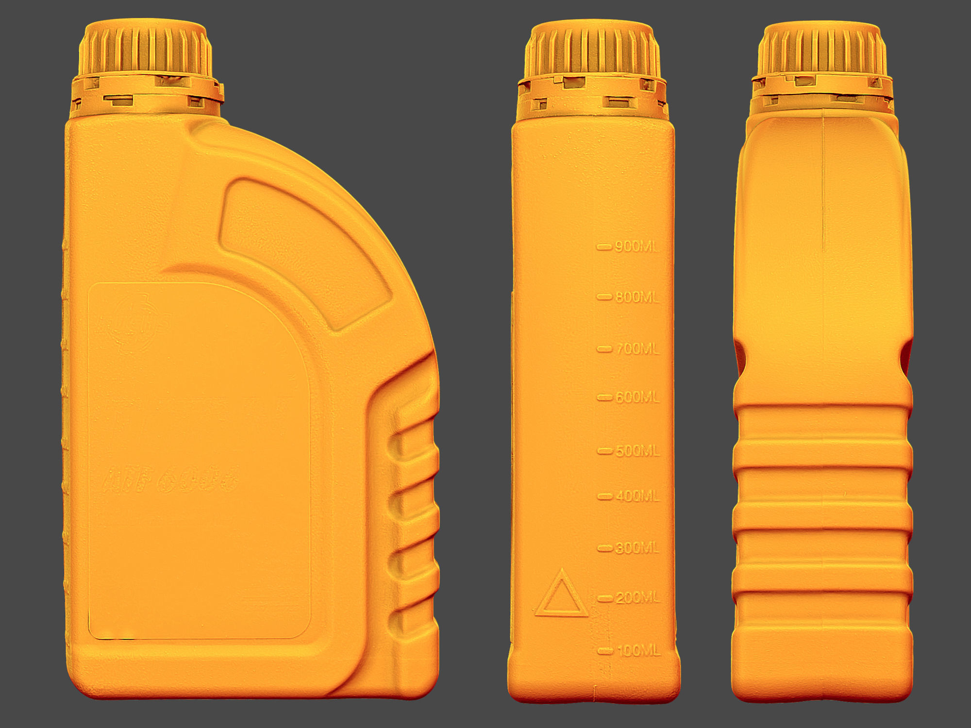 Transmission Fluid Bottle 3D model_9