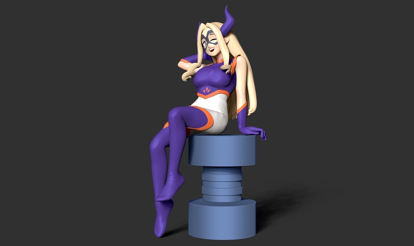Mt Lady - My hero academia Fanart 3D print model_9