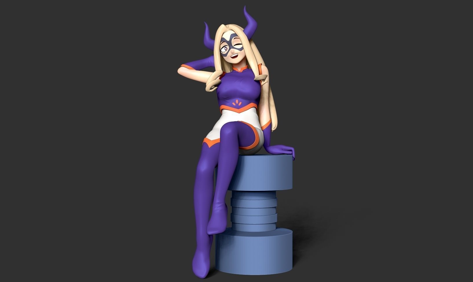 Mt Lady - My hero academia Fanart 3D print model_7