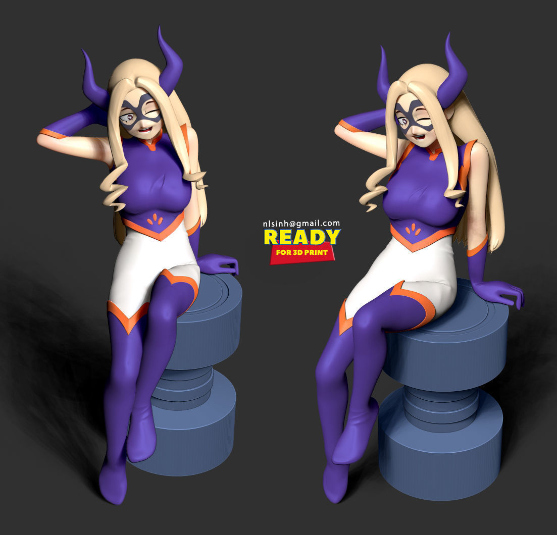 Mt Lady - My hero academia Fanart 3D print model_1