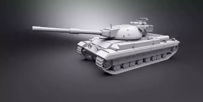 Fv214 Conqueror Scale Model 3D print model