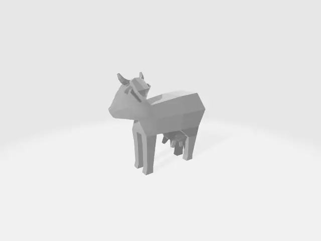 Cow - Unity use Free 3D model