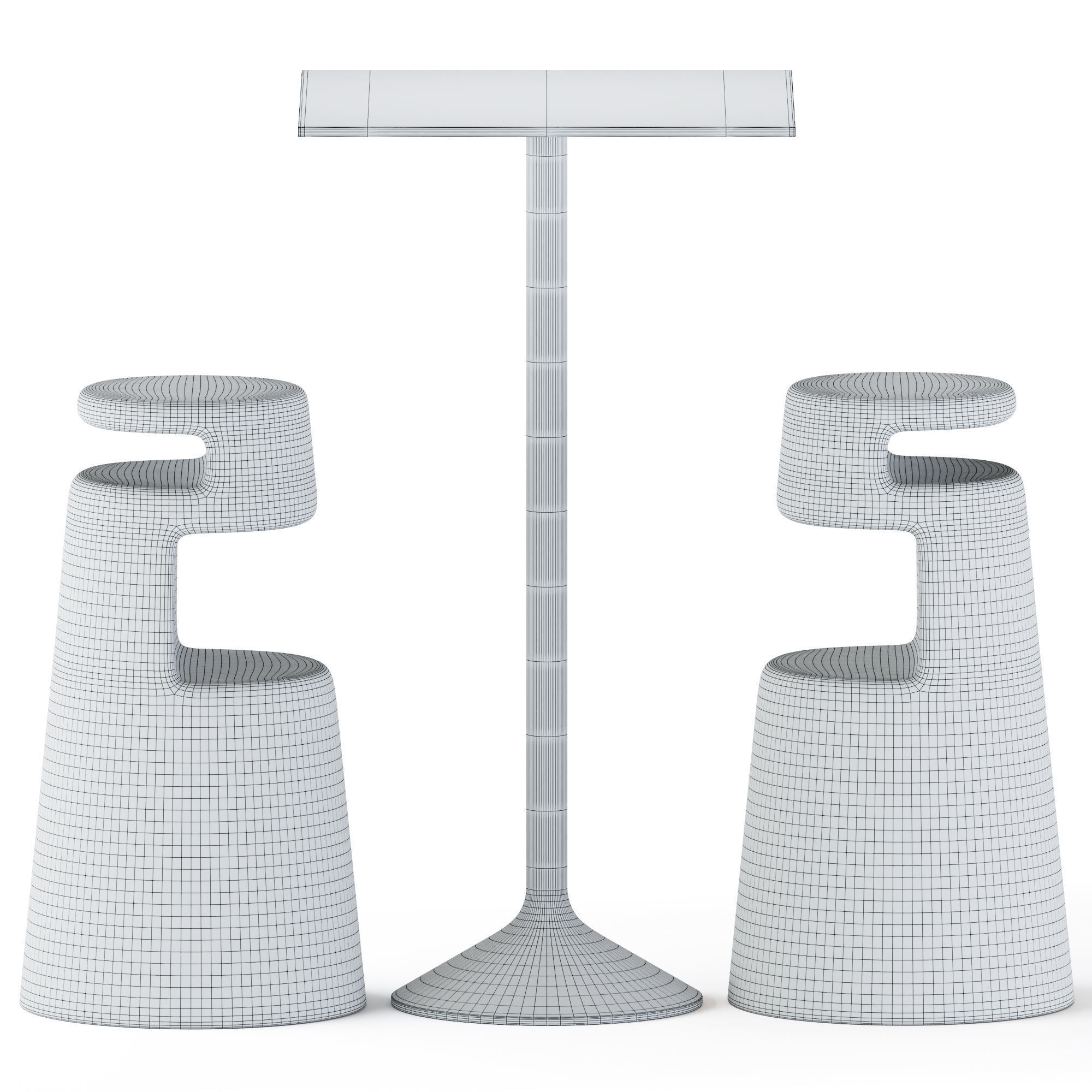 High Table Stato a q-600 by Colors 3D model_2