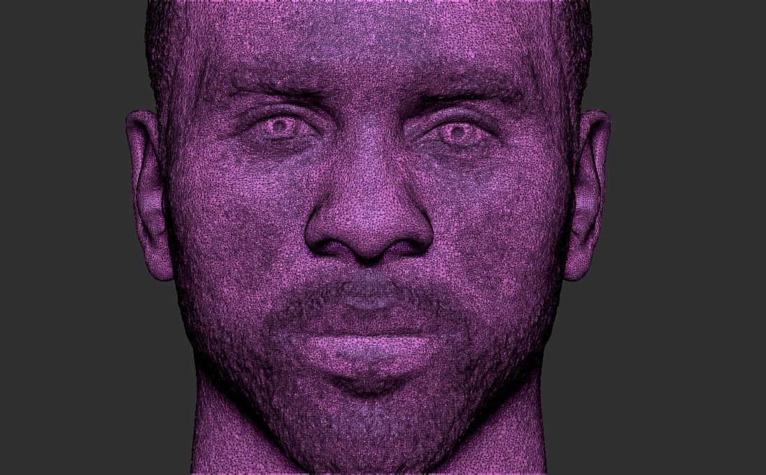 Jason Derulo bust 3D printing ready stl obj formats 3D print model_31