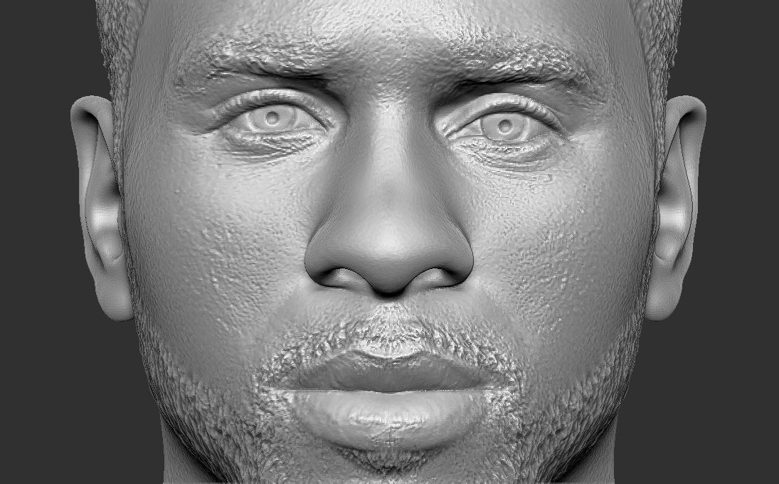 Jason Derulo bust 3D printing ready stl obj formats 3D print model_21
