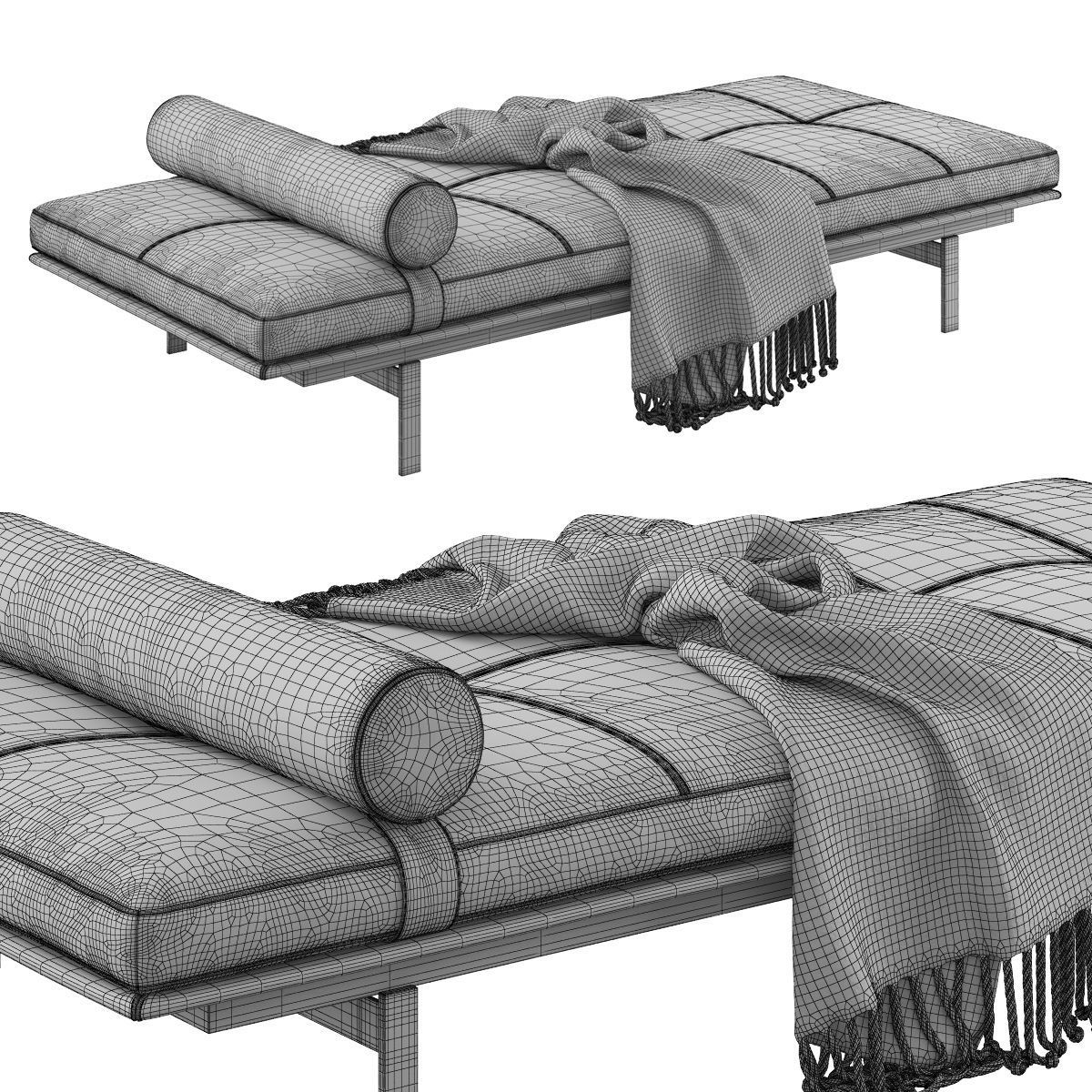 Lema Yard Daybed 3D model_3