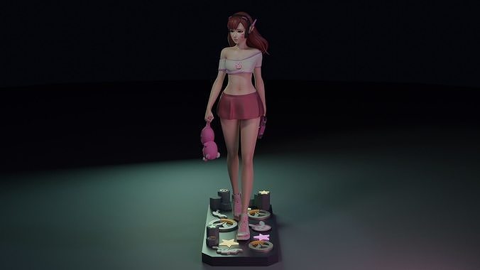 Overwatch - DVa 3D print model