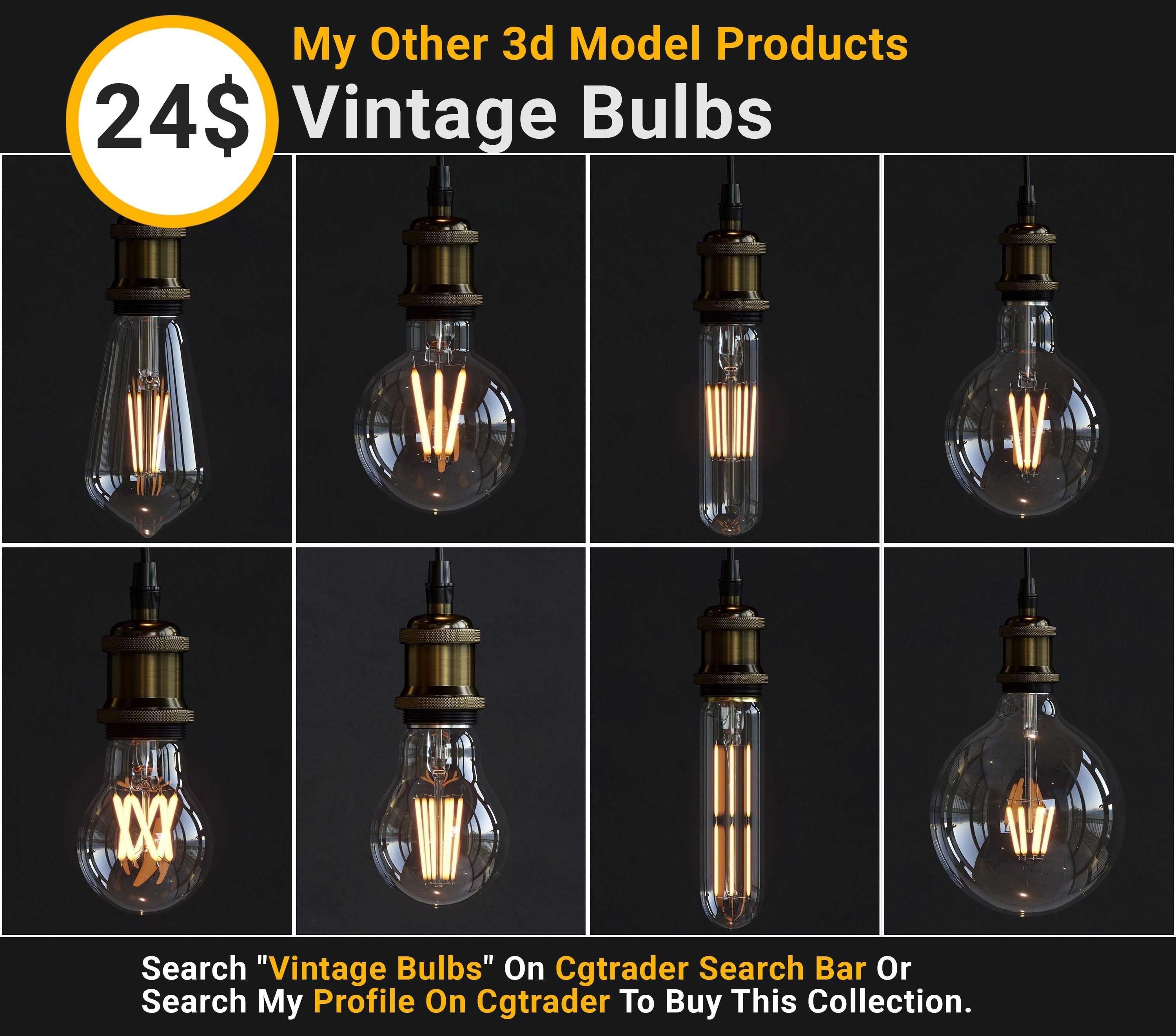 Light Bulb Set IKEA  3D model_15