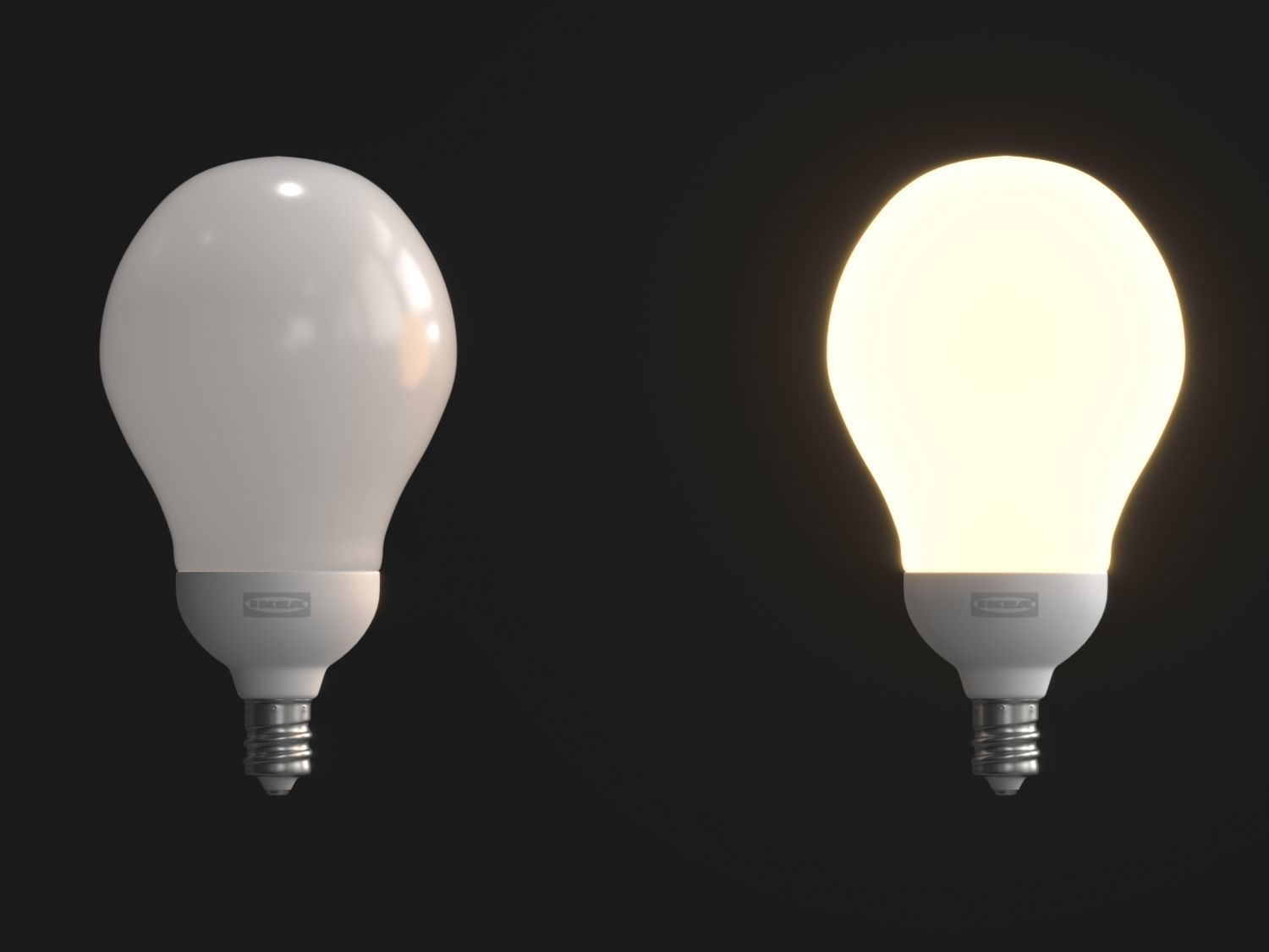 Light Bulb Set IKEA  3D model_3
