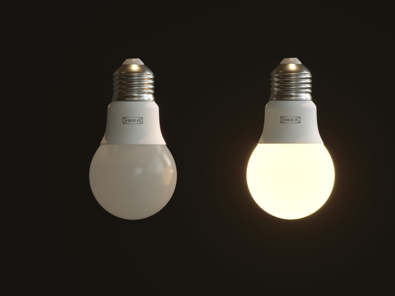 Light Bulb Set IKEA  3D model_7