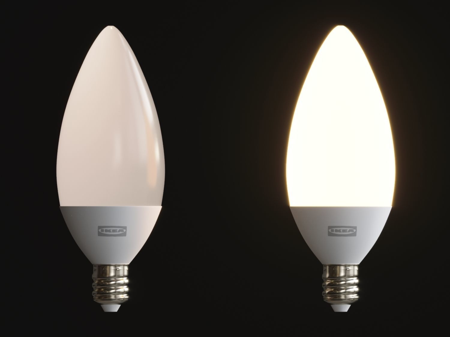 Light Bulb Set IKEA  3D model_8