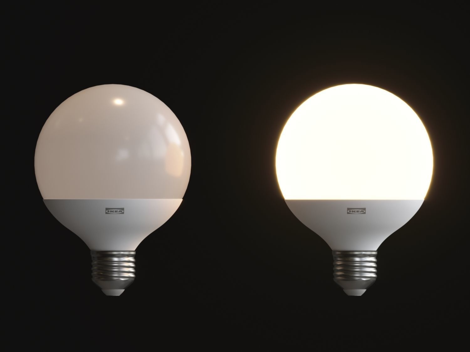 Light Bulb Set IKEA  3D model_4