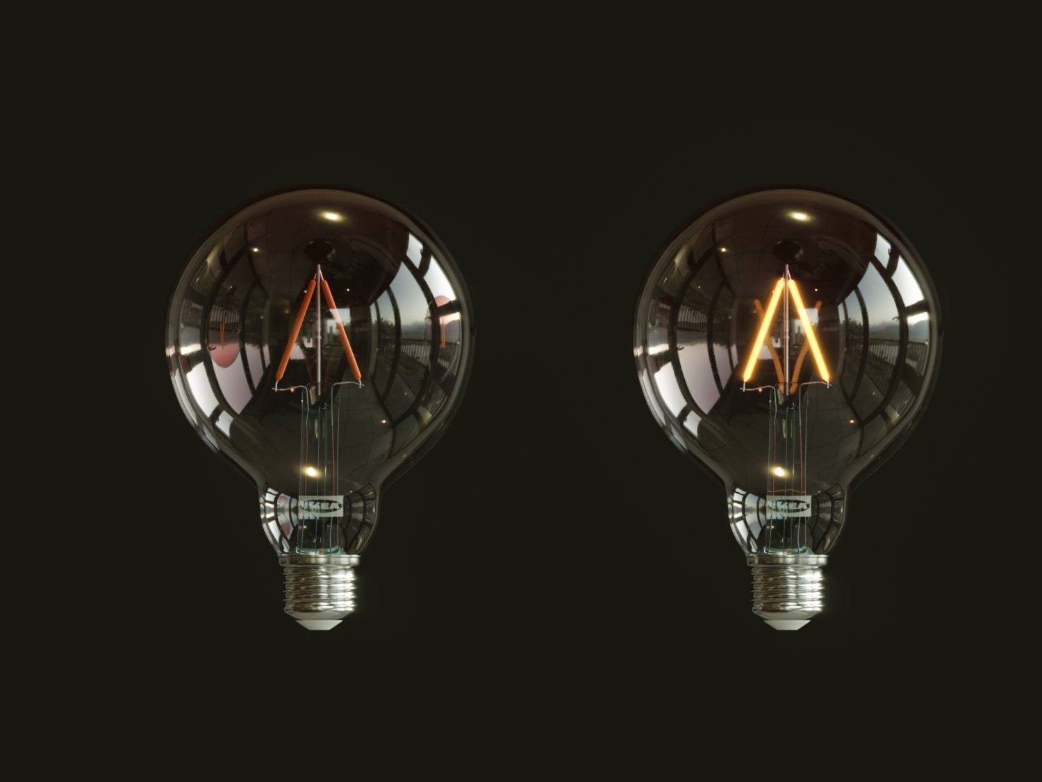 Light Bulb Set IKEA  3D model_6