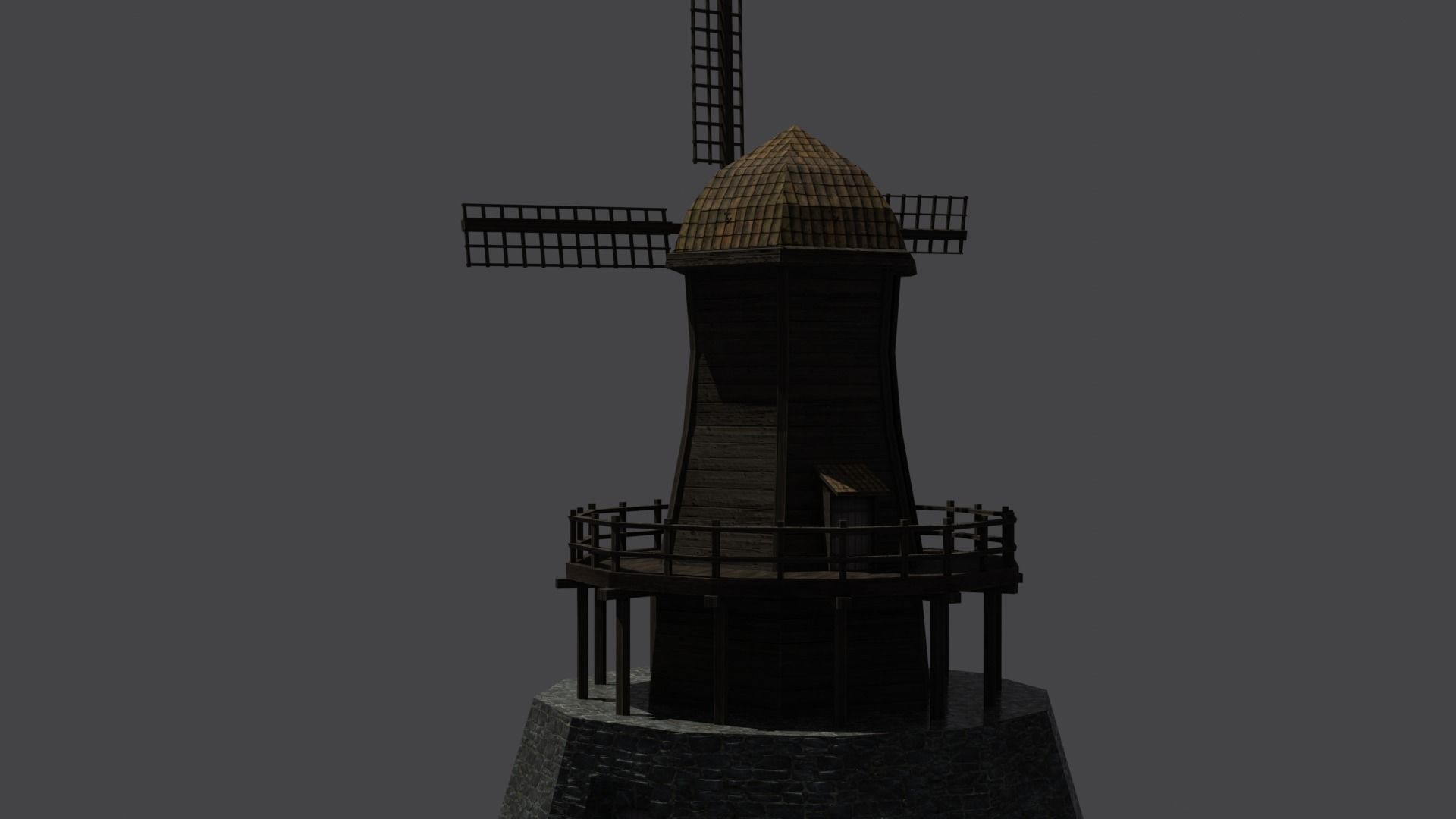 Medieval Pack Modular LOW POLY 3D model_39