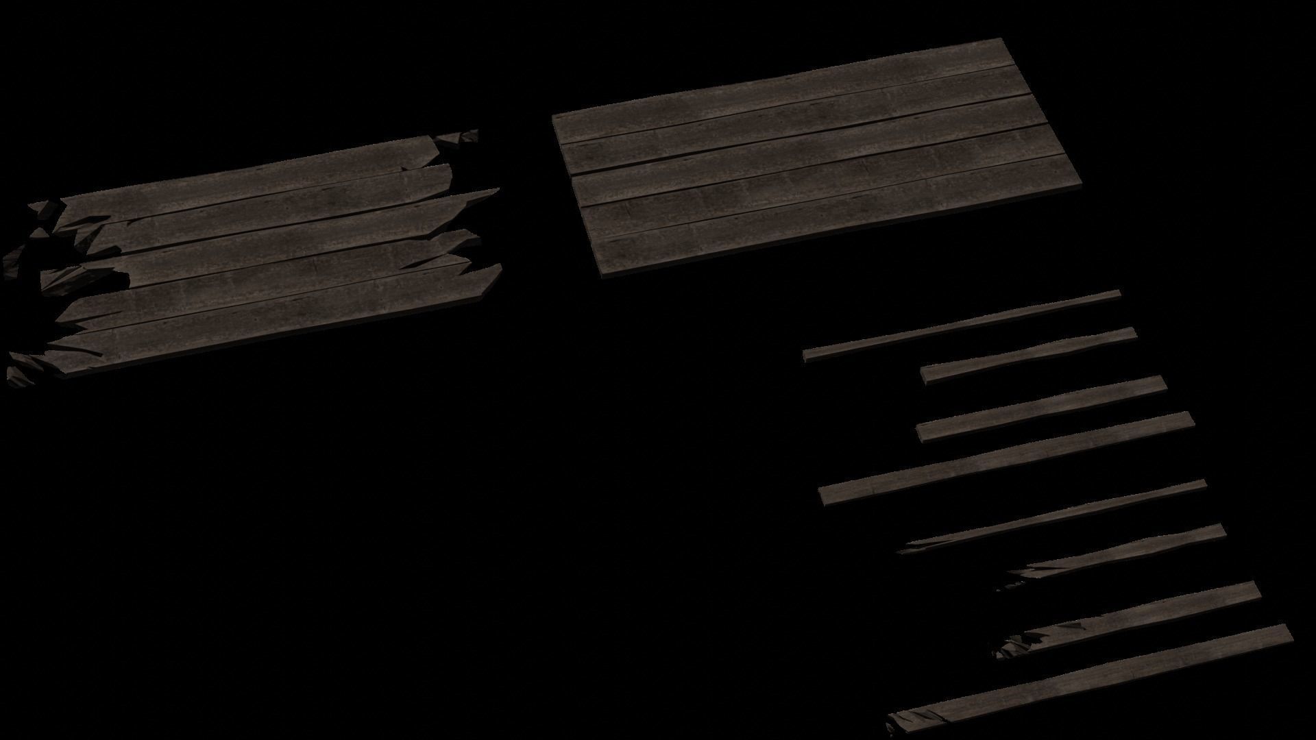 Medieval Pack Modular LOW POLY 3D model_17