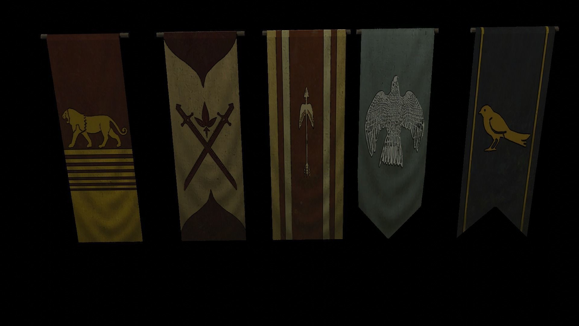 Medieval Pack Modular LOW POLY 3D model_58