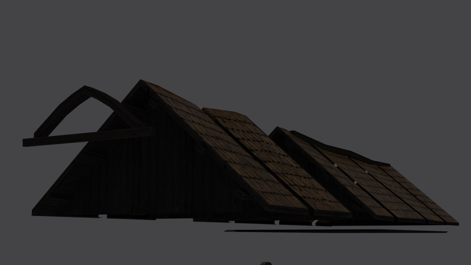 Medieval Pack Modular LOW POLY 3D model_43