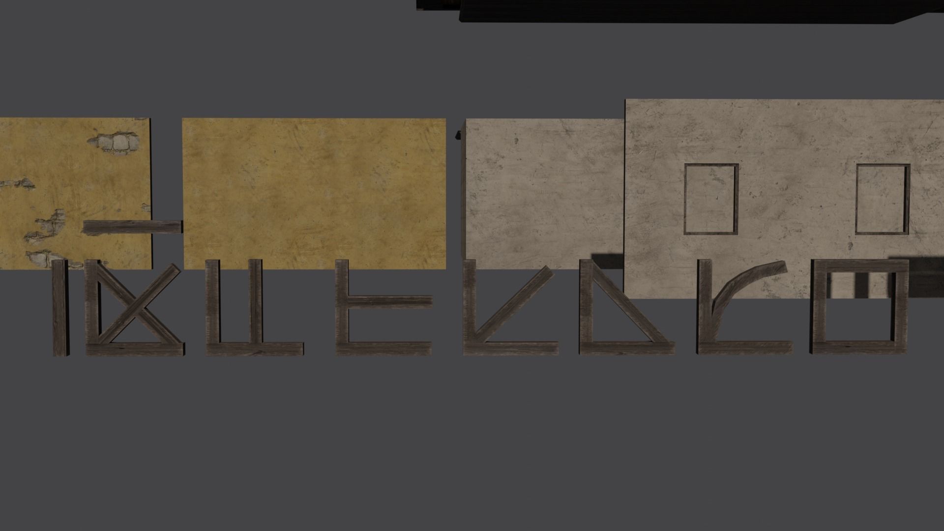 Medieval Pack Modular LOW POLY 3D model_44