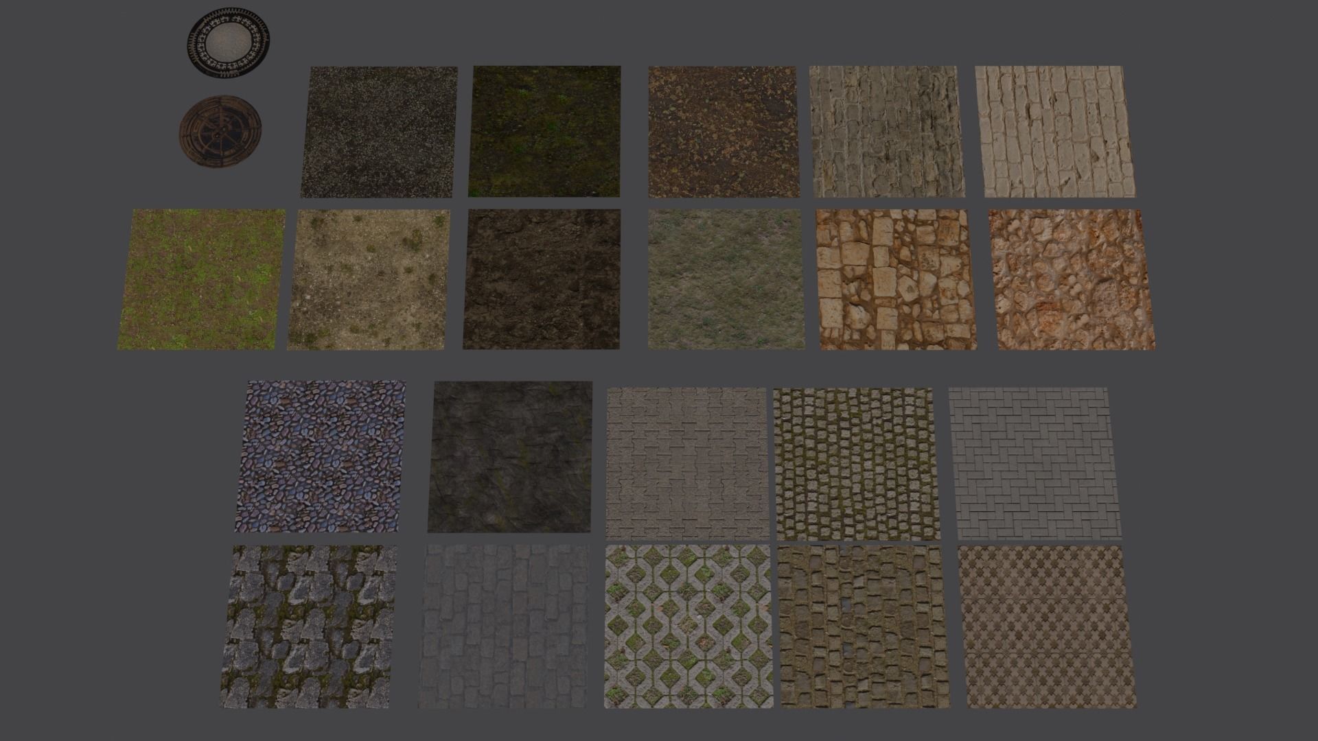 Medieval Pack Modular LOW POLY 3D model_54