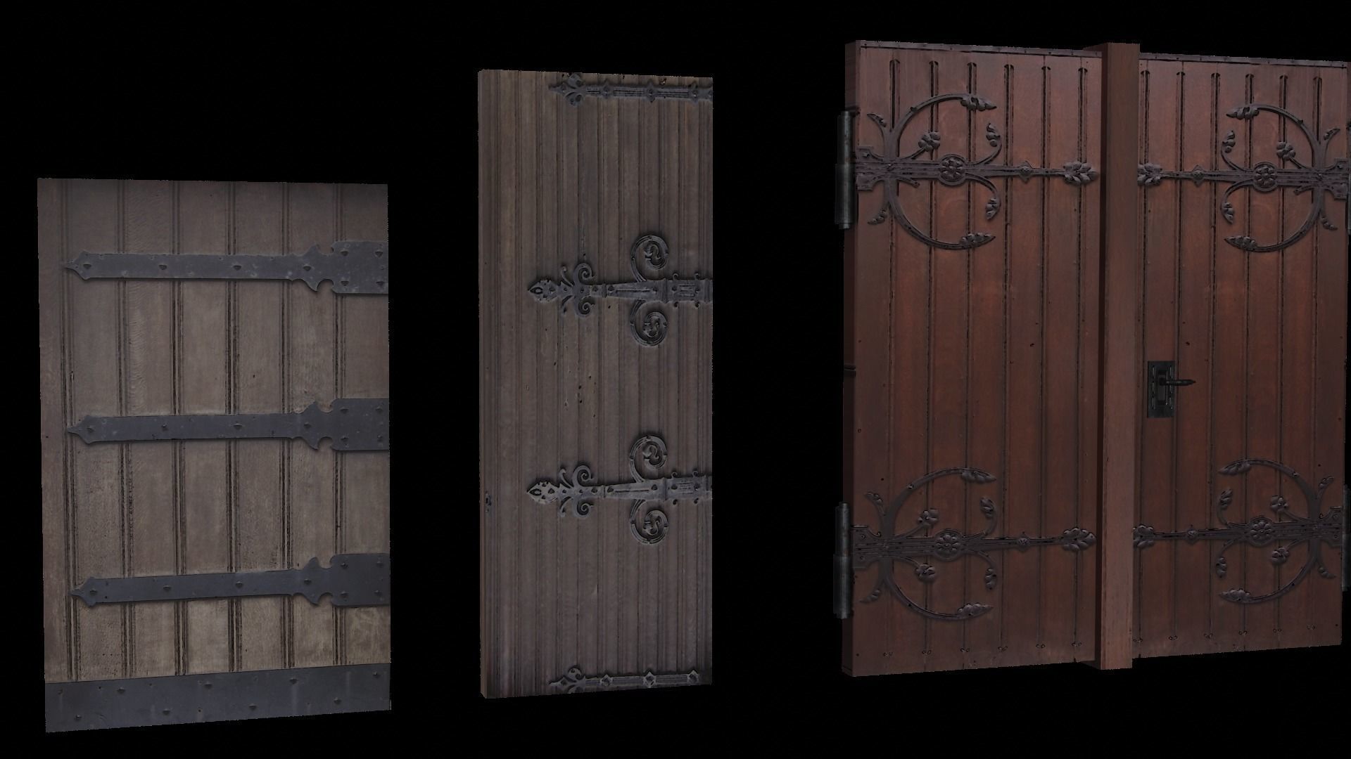 Medieval Pack Modular LOW POLY 3D model_34