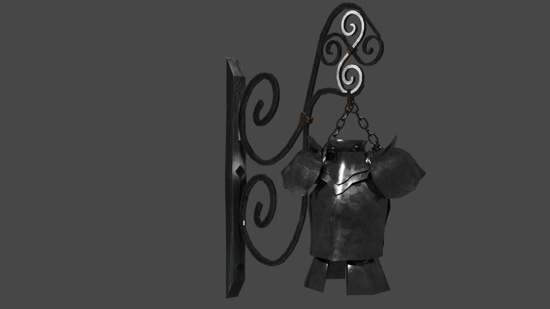 Medieval Pack Modular LOW POLY 3D model_23