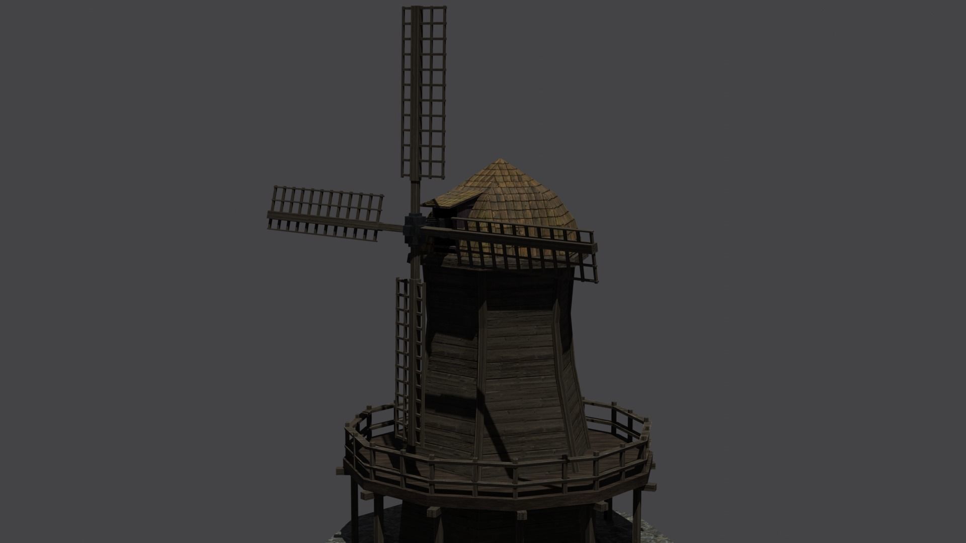 Medieval Pack Modular LOW POLY 3D model_38