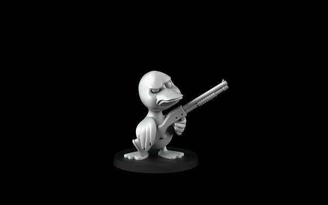 The Ugly Duckling 3D print model