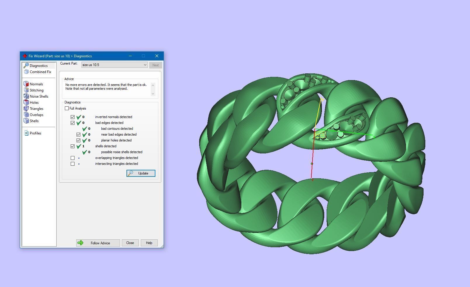 Gold N841 3D print model_6