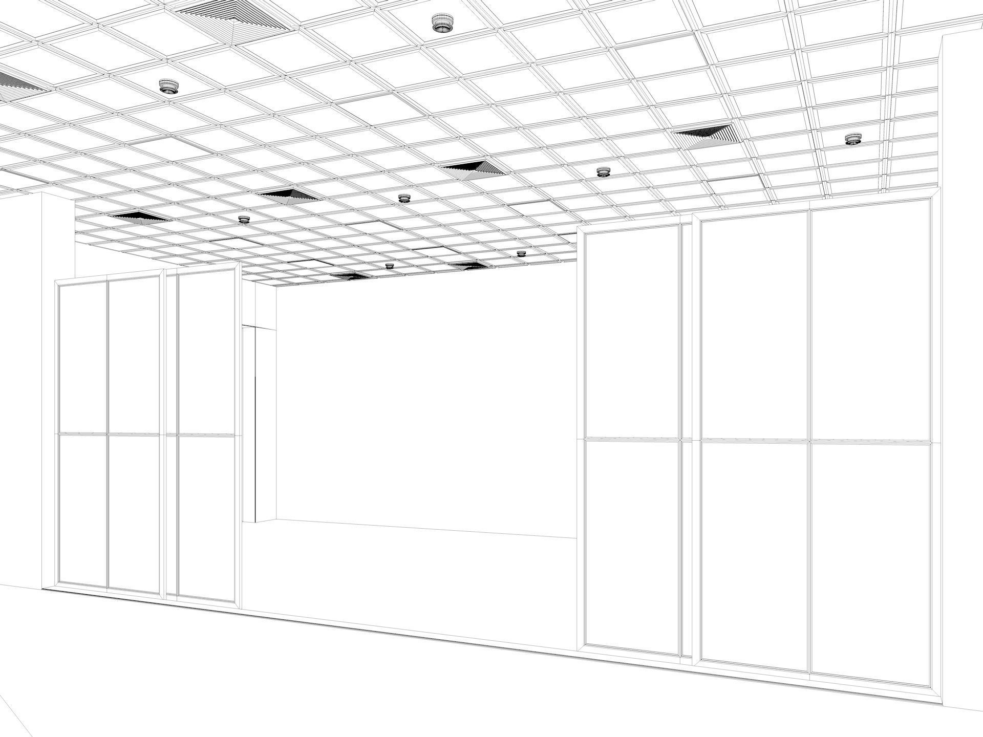 Loft Office interior 6 3D model_21