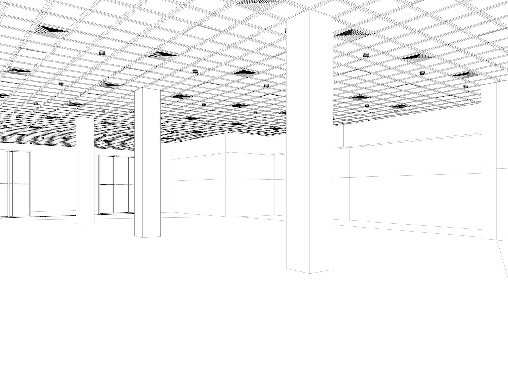 Loft Office interior 6 3D model_17